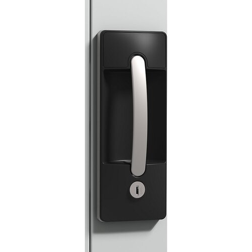 C+P Ključavnica za omaro Ergo-Lock 4.0, cilindrična ključavnica, črno / srebrne barve Cene