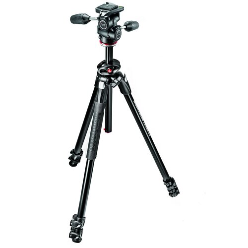 Manfrotto 290 Dual aluminijasto 3 sekcijsko stojalo z 804 3 Way glavo, (20848641) Cene