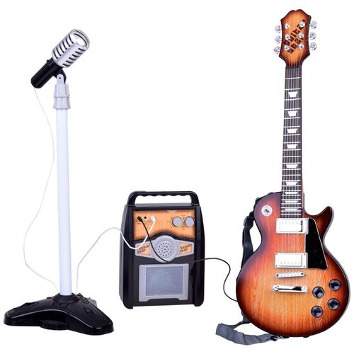  Električna gitara s pojačalom i mikrofonom Slike