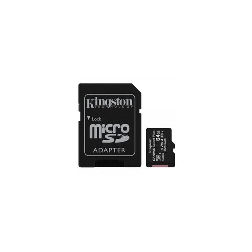 Kingston Memorije kartice SDCS2/64GB/microSDXC/64GB/Class10 U1/80MB/s-10MB/s+adapter Cene