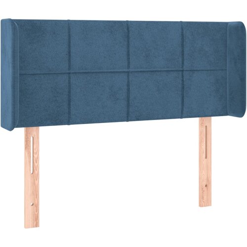 vidaXL Vzglavje z ušesi temno modro 83x16x78/88 cm žamet, (20953043) Cene
