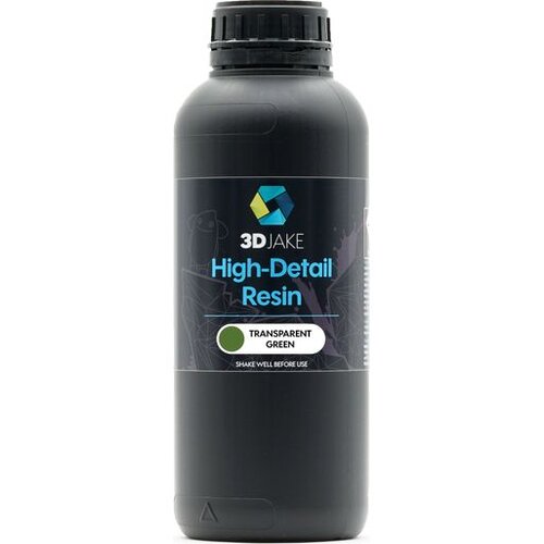 3DJAKE 8K High-Detail Resin Transparent Green - 500 g Slike
