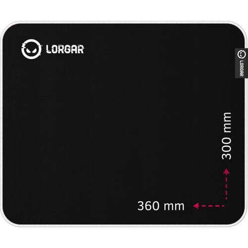 Lorgar Legacer 753, Gaming mouse pad, Ultra-gliding surface, Purple anti-slip rubber base, size: 360mm x 300mm x 3mm, weight 0.23kg Cijene