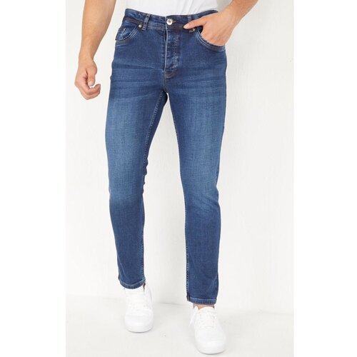 True Rise Kavbojke slim 126296671 Modra Slike