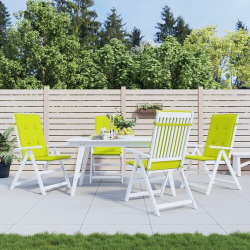  Jastuci za vrtne stolice 4 kom svjetlozeleni 120x50x3cm tkanina Cijene
