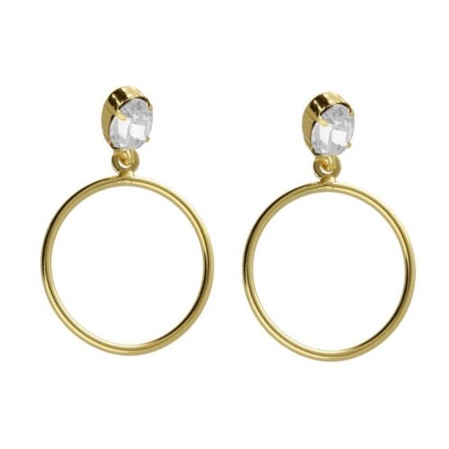 Victoria Cruz genoveva crystal gold mindjuše sa swarovski kristalom ( a4570-07dt ) Cene