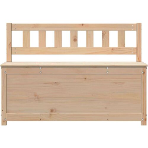 VidaXL Klupa 110 x 41 x 76 5 cm od masivne borovine Slike
