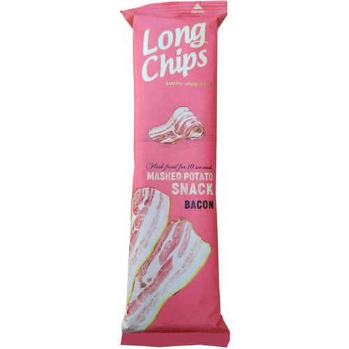 Long Chips čips slanina, 75g Slike