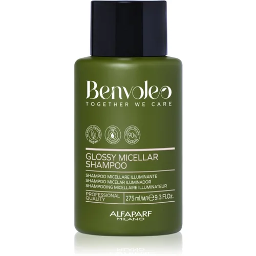 ALFAPARF MILANO Benvoleo Glossy nežni micelarni šampon za vsakodnevno uporabo 275 ml