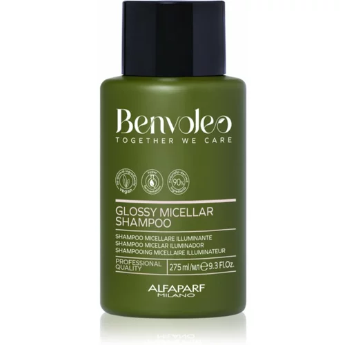 ALFAPARF MILANO Benvoleo Glossy nježni micelarni šampon za svakodnevnu uporabu 275 ml