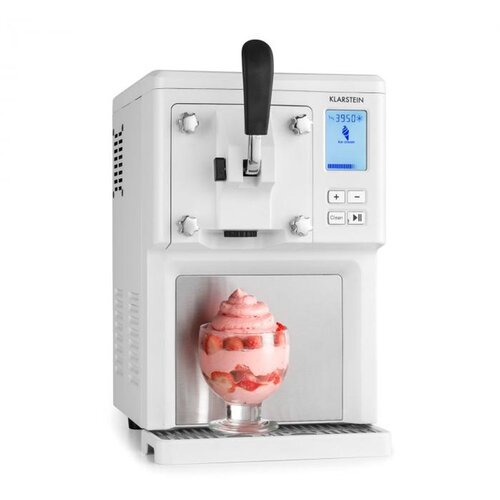 Klarstein Sweet Sundae, proizvajalec sladoleda, kompresor, 1,5 l, nerjaveče jeklo, bele barve Cene