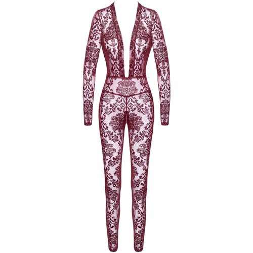 Noir Handmade F382 Kink Royal Catsuit Burgundy L Slike