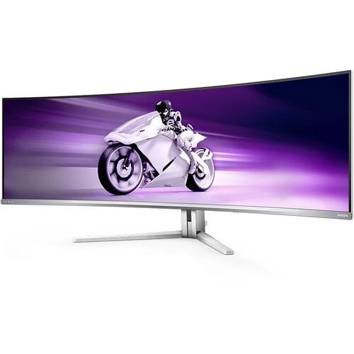 Philips Evnia 8000 49M2C8900L ukrivljen gaming monitor - 124cm (49&amp;quot;/48.9&amp;quot; vidno), DQHD (5120 x 1440), QD-OLED, 1800R, 144Hz, 0.03ms (GTG), FreeSync Premium Pro, HDR400, DTS Sound, USB-C PD 90W, USB razdelilnik, 2x HDMI 2.0, 1x DP 1.4 - 49M2C8900L/00 Slike