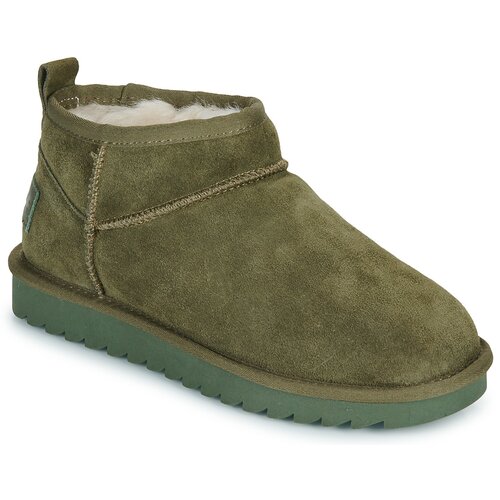 Colors of California SHORT SHEEPSKIN BOOT Kaki Slike