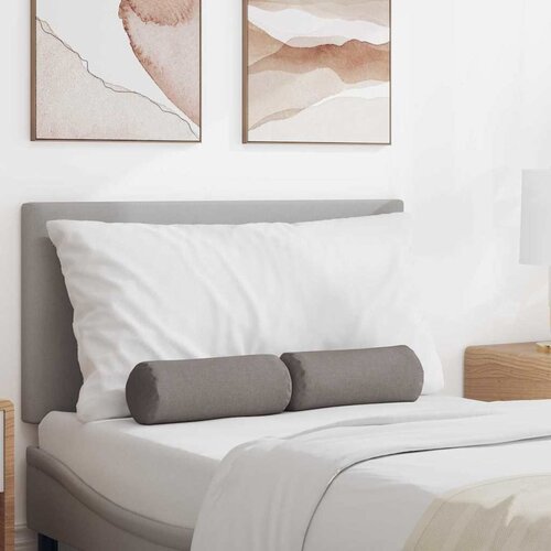 vidaXL Blazine 2 pcs Taupe Ø 15 x 40 cm blago Cene