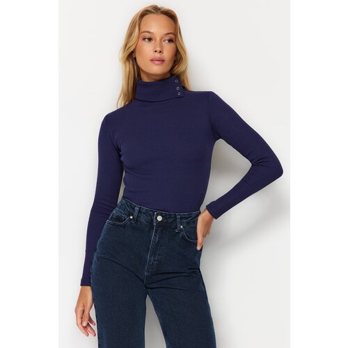 Trendyol Blouse - Dark blue - Slim fit Slike