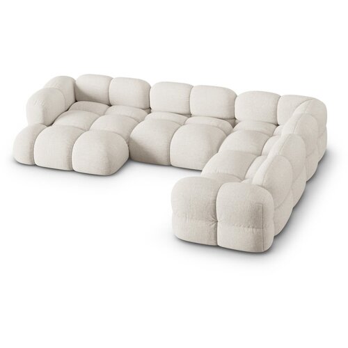 Cosmopolitan Design Bež kutna garnitura (s desnim kutom/u obliku slova "U") Loretto – Cene