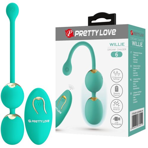 Pretty Love 2025 Vibracijske Kroglice Pretty Love Willie Green Cene