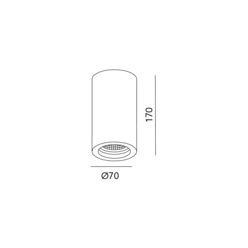  Plafonsko spot svetlo STOA 1xGU10/35W/230V Slike