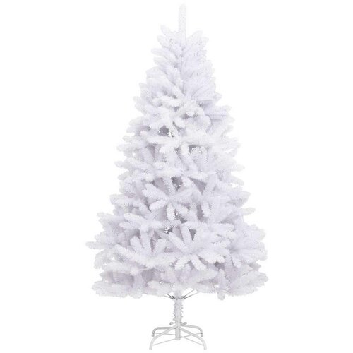  Umjetno božićno drvce Bijelo 240 cm PVC i metal Slike
