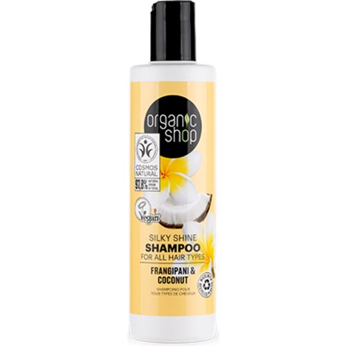Organic Shop Šampon za svilenkasti sjaj Frangipani i kokos - 280 ml Cijene