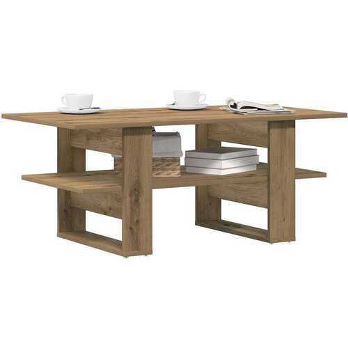 vidaXL Stolić z kavu boja hrasta artisan 102x55x42cm konstruirano drvo Cijene