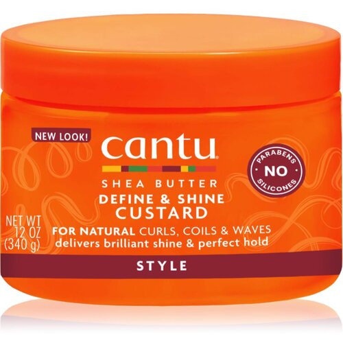 Cantu Shea Butter Custard gel za lase za obliko 354 ml Slike