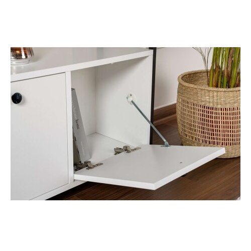Hanah home konzola solace white black Slike