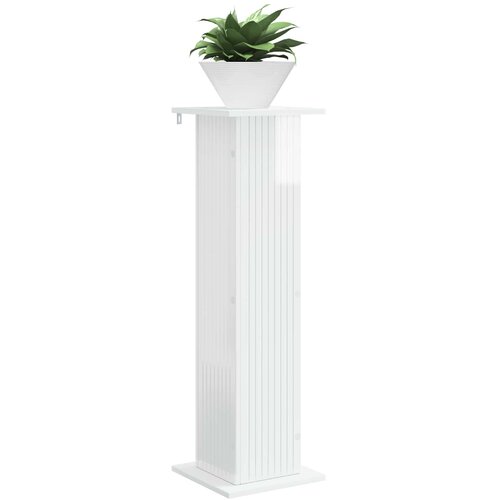  Stalak za biljke Bijela visokog sjaja 30,5 x 30 x 100,5 cm Slike
