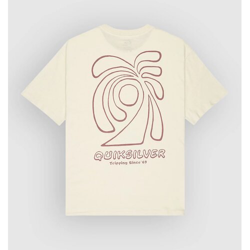 Quiksilver Curve Palm T-Shirt bone white Slike