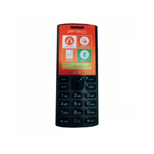 Ipro A39 black LCD 2.4"" Feature mobilni telefon 2G GSM/LCD/1800mAh/32MB/32MB/Dual-SIM/Srpski jezik Cene