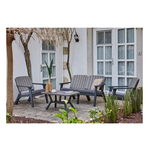 Hanah home Club sto Silva, 90x52.5x45 cm, Siva Cene