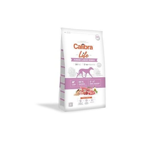 CALIBRA Dog Life Junior Large Breed Jagnjetina, hrana za pse 2,5kg Slike