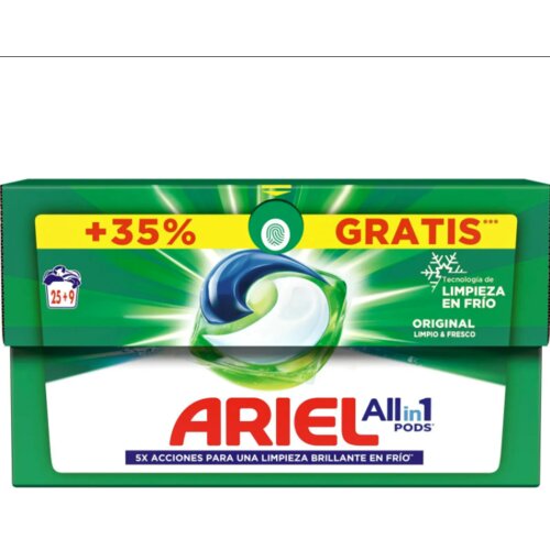 Ariel all in one kapsule za pranje veča original, 34 komada Cene
