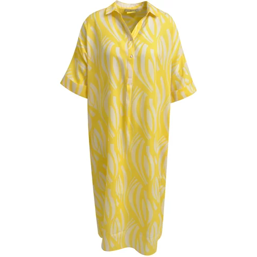 Smith&Soul Košulja haljina žuta / bijela