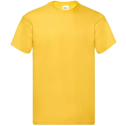 Fruit Of The Loom Original Men's Yellow T-Shirt
