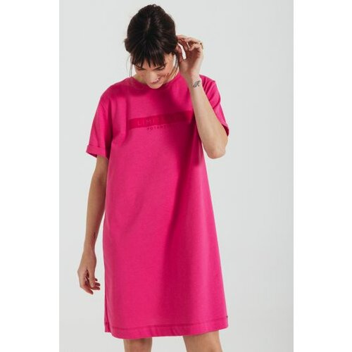 Legendww ženska pamučna haljina u ciklama boji 5653-9381-13 Cene