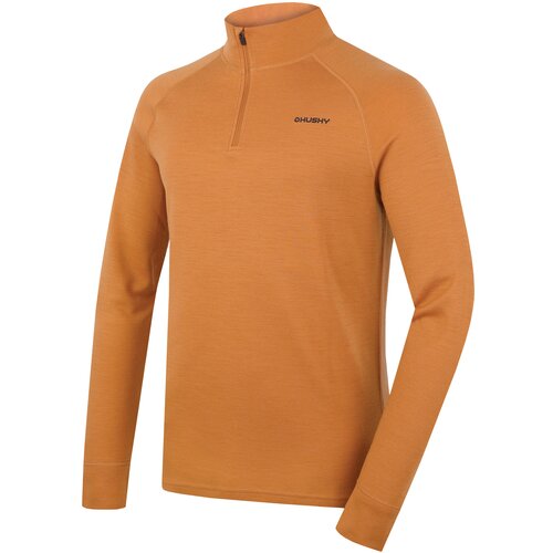 Husky Men's merino sweatshirt Aron Zip M mustard Cene