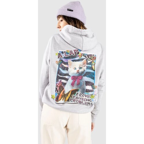 A-Lab Problematic Cutie Pulover s kapuco heather grey Cene