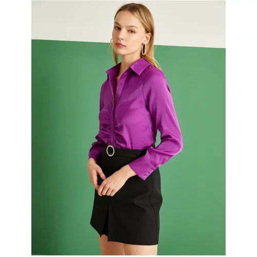 Koton Shirt - Purple - Slim fit