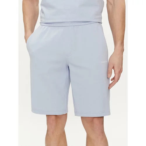 Calvin Klein Športne kratke hlače Micro Logo K10K111208 Modra Regular Fit