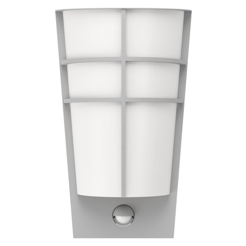 Eglo breganzo 1 spoljna zidna lampa/2, led, 2x2,5w, srebrna/bela , sa senzorom Slike
