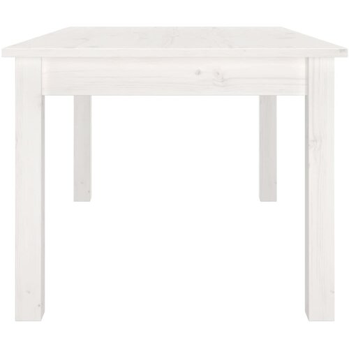  Stolić za kavu bijeli 80x50x40 cm od masivne borovine Slike
