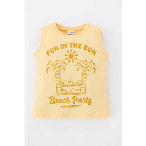 Defacto Baby Boy Palm Patterned Singlet