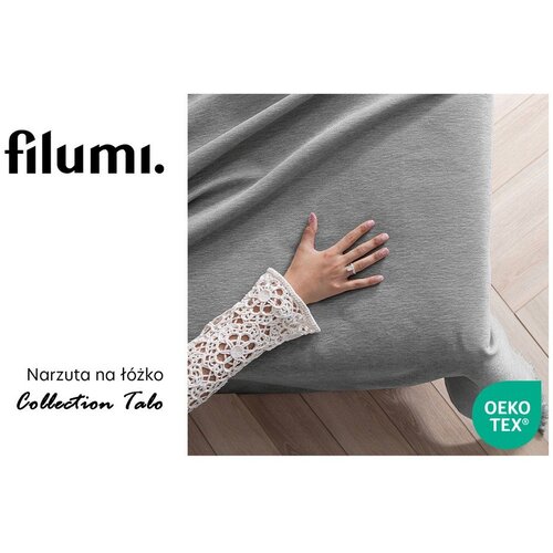 Filumi Sivo pregrinjalo iz &amp;scaron;enilje 220x240 cm Talo &amp;ndash; Slike