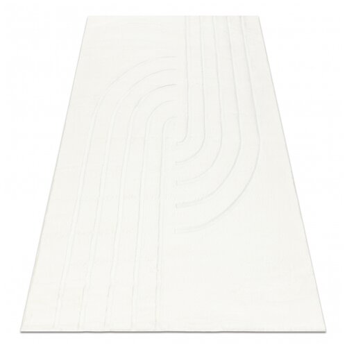 RugsX CURVY bela 11 Curves pralna preproga, strukturirana, reliefna, pli&scaron; 200x290 cm, (21993973) Cene