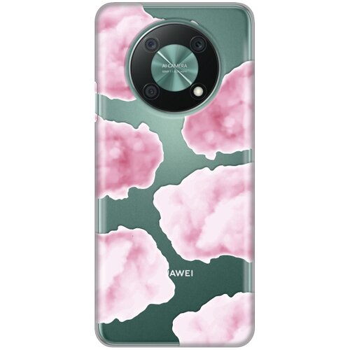 maska silikonska print skin za huawei nova Y90 pink clouds Slike