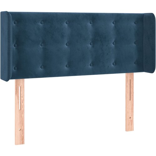 Maison Chic vzglavna omarica - nočna omarica - posteljna omarica z u&scaron;esi temno modro 83x16x78/88 cm žamet, (21711279) Cene