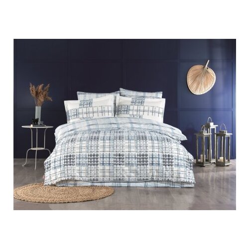 Lessentiel Maison poplin posteljina (200 x 220) escale blue Slike