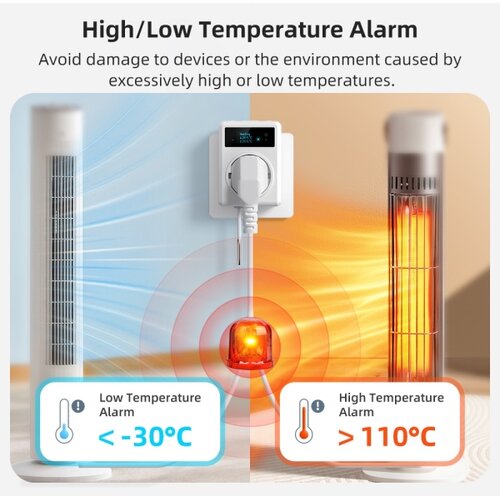  Immax NEO 07811L - Pametna utičnica sa termometrom F 3680W Wi-Fi Slike